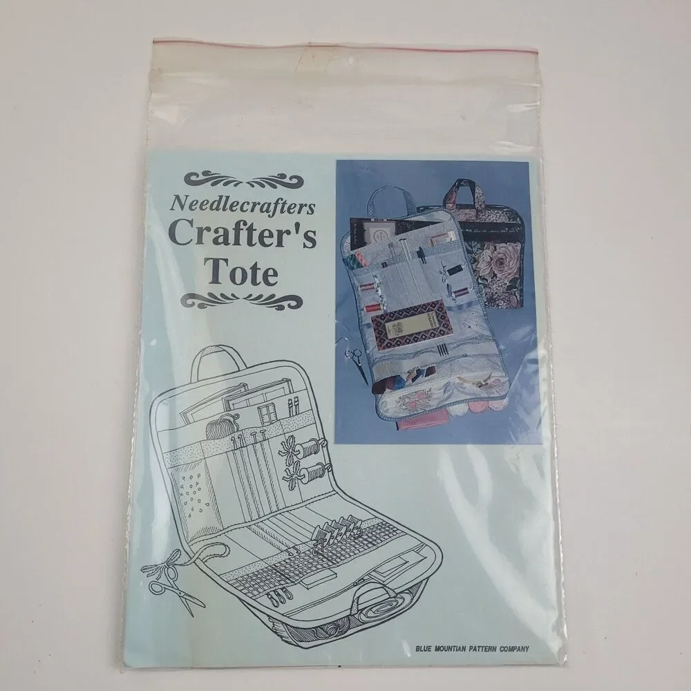 Blue Mountain Pattern Company Quilter’s Tote Pattern Vintage, Uncut
